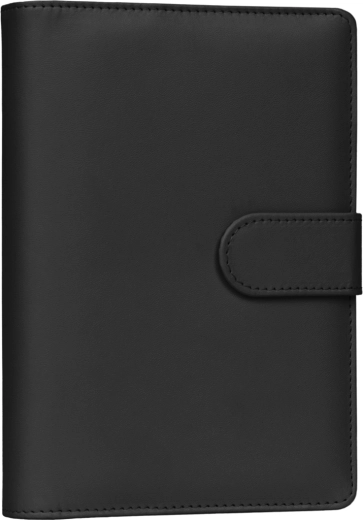 Notique refill – εβδομαδιαίο δαχτυλιδωτό ημερολόγιο με εναλλάξιμα φύλλα 2027, μαύρο, 12,5 × 19 cm