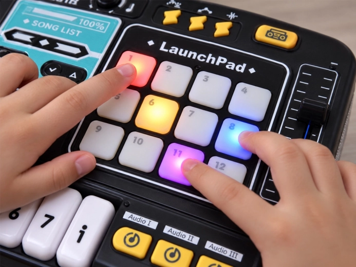 12 φωτιζόμενα pads LaunchPad