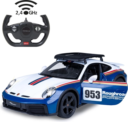 Τηλεκατευθυνόμενο αυτοκίνητο JAMARA Porsche 911 Dakar Performance 1:14 μπλε
