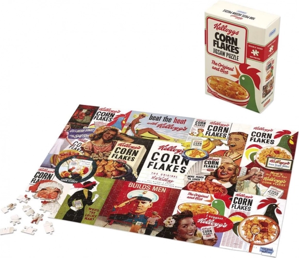 Διπλής όψης παζλ Kellogg's Cornflakes 500 κομμάτια