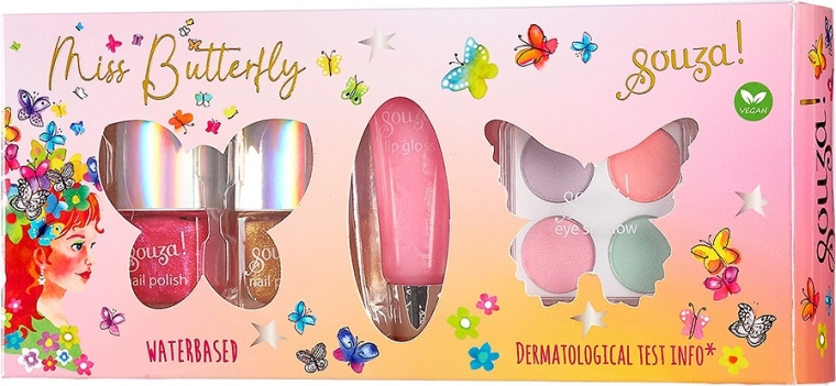 Souza παιδικό σετ μακιγιάζ Butterfly