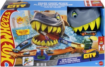 Hot Wheels City Παραλία Shark Chomp με δαγκάνες καρχαρία