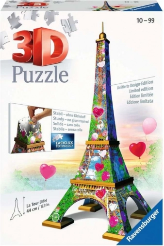 Ravensburger 3D παζλ Πύργος του Άιφελ Love Edition 216 κομμάτια