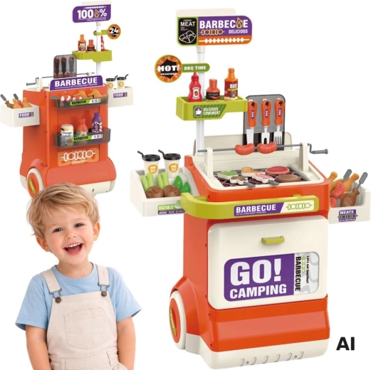 Woopie διαδραστικό καροτσάκι ψησίματος BBQ - 1 τεμάχιο
