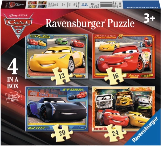 Παζλ Ravensburger Cars 4 σε 1 (12–24 κομμάτια)