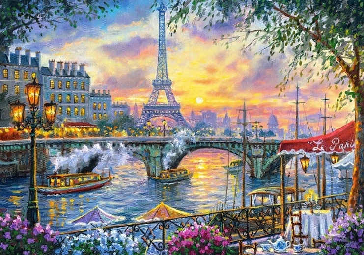 Παζλ 500 κομμάτια Tea Time in Paris