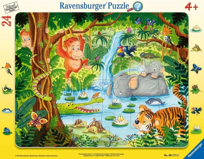 Παζλ Ravensburger Φίλοι από τη ζούγκλα 24 κομμάτια