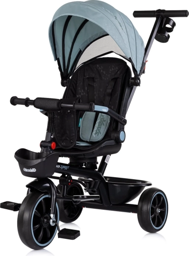 Παιδικό τρίκυκλο με τέντα 2σε1 CHIPOLINO Max Sport, Matcha