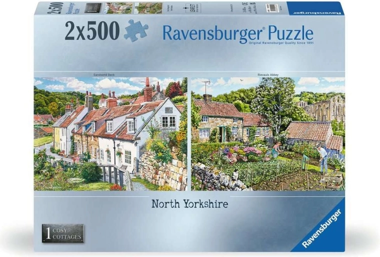 Παζλ Ravensburger Cosy Cottages αρ. 1: Βόρειο Yorkshire 2×500 κομμάτια
