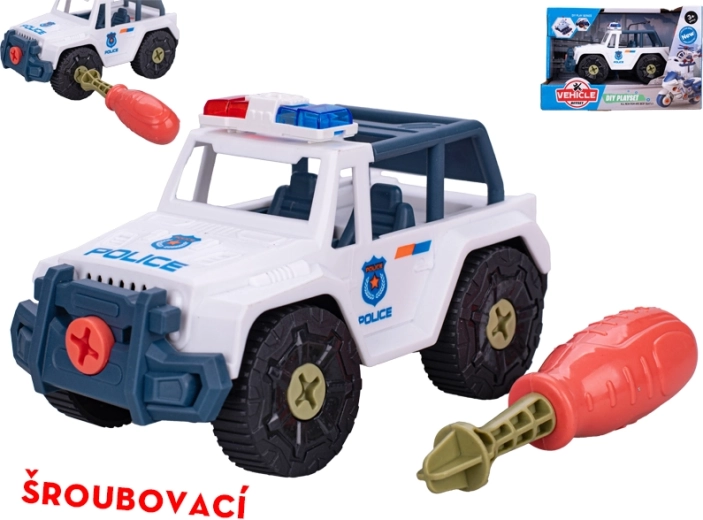 Εκπαιδευτικό αστυνομικό αυτοκίνητο off-road με βίδες για παιδιά