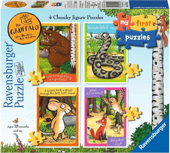 Τα πρώτα μου παζλ Gruffalo 4σε1 (2–5 κομμάτια) από τη Ravensburger