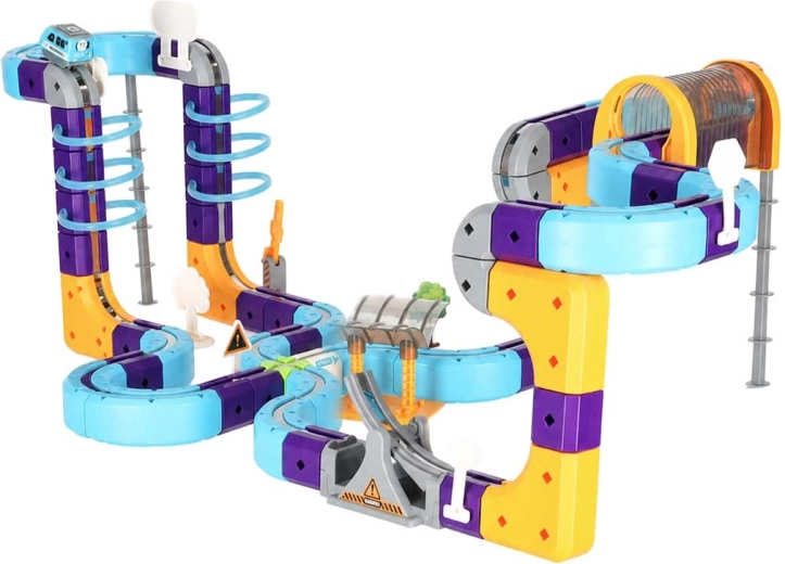 3D πίστα με στροφές, γέφυρες και τούνελ