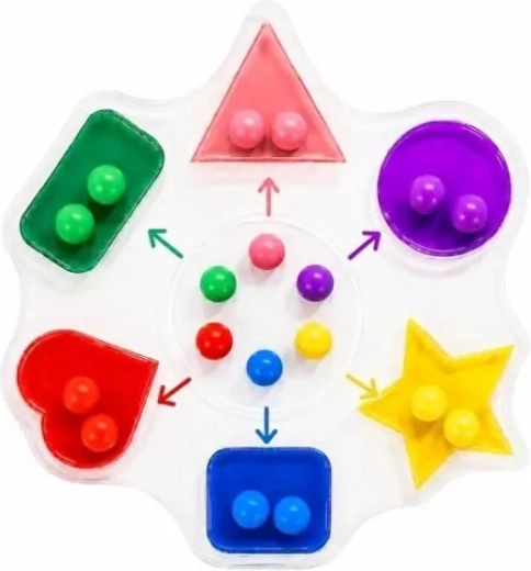 Αισθητηριακό αντιστρές squishy sorter χρωμάτων με τζελ για ζούληγμα