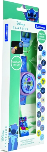 Ψηφιακό ρολόι προβολής Lexibook Stitch με 20 εικόνες
