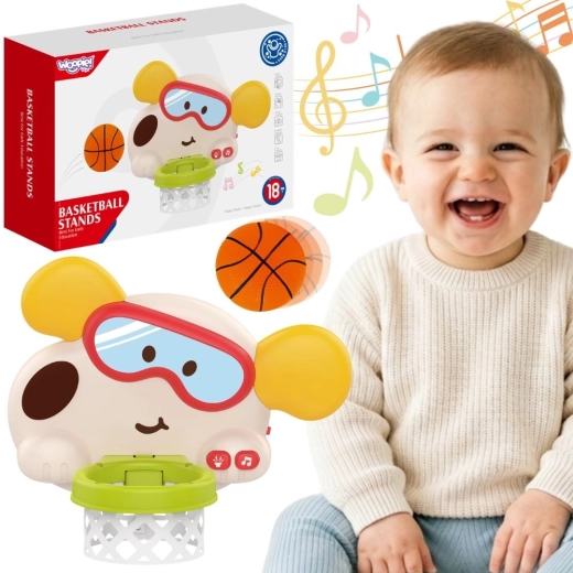 Woopie baby διαδραστικό παιδικό καλάθι μπάσκετ σκυλάκι με ήχους