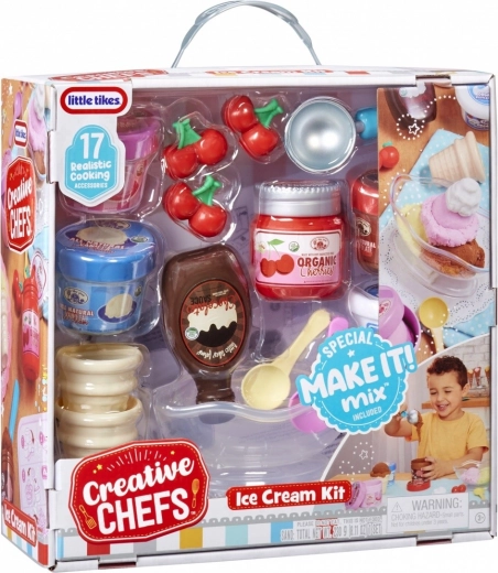 Σετ παγωτού LITTLE TIKES Creative Chefs με 17 αξεσουάρ