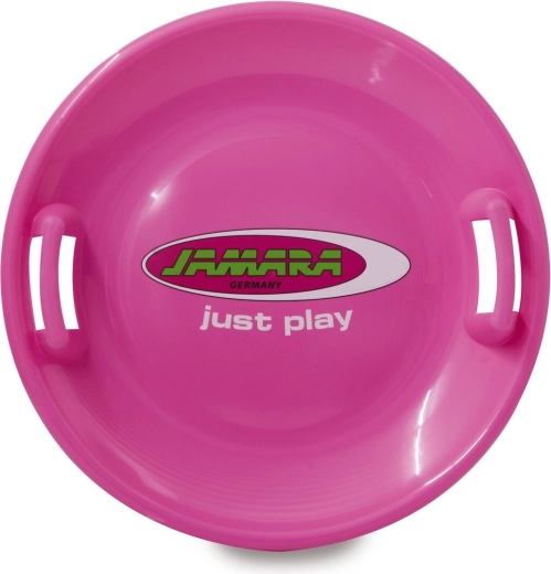 Jamara Snow Play στρογγυλό έλκηθρο-δίσκος χιονιού 60 cm ροζ - 1 τεμάχιο