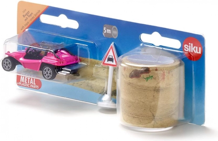 Siku buggy με ταινία – ροζ μοντέλο παραλίας για δημιουργικό παιχνίδι