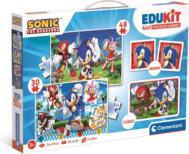 Clementoni Σετ παιχνιδιών Sonic 4 σε 1