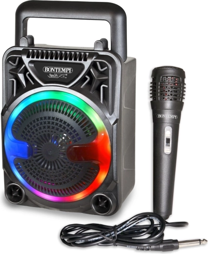 Ασύρματο ηχείο Bontempi με μικρόφωνο και φωτισμό RGB