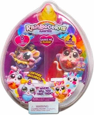 Φωτιζόμενες φιγούρες RainboCorns Flash με κορδόνι