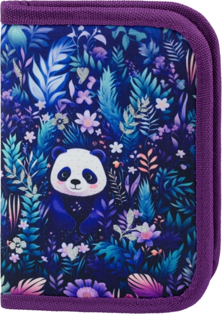 Baagl σχολική κασετίνα μίας θήκης Jungle Panda