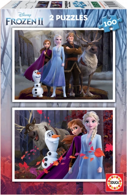 Educa Παζλ Frozen 2, 2x100 κομμάτια