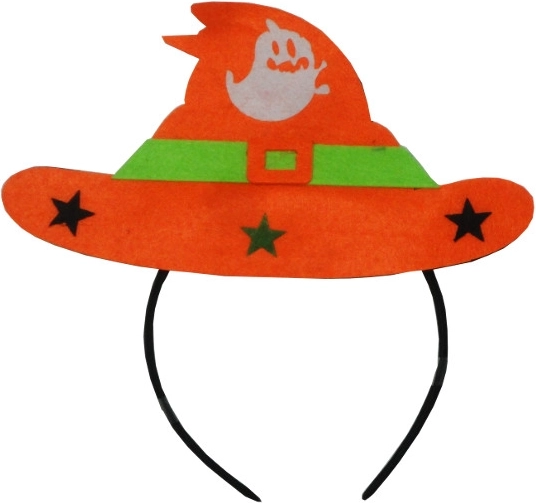 Παιδική στέκα για το Halloween με τσόχινο καπέλο