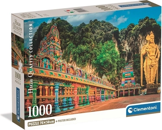 Clementoni παζλ 1000 κομματιών compact ζωγραφισμένο Batu Caves