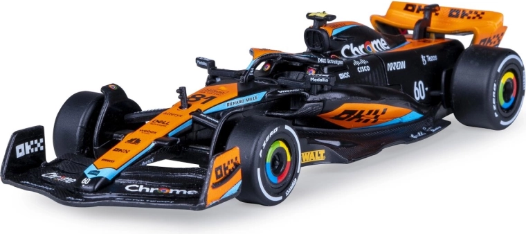 Μοντέλο αυτοκινήτου McLaren MCL60 2023 Diecast 1:43 μαύρο