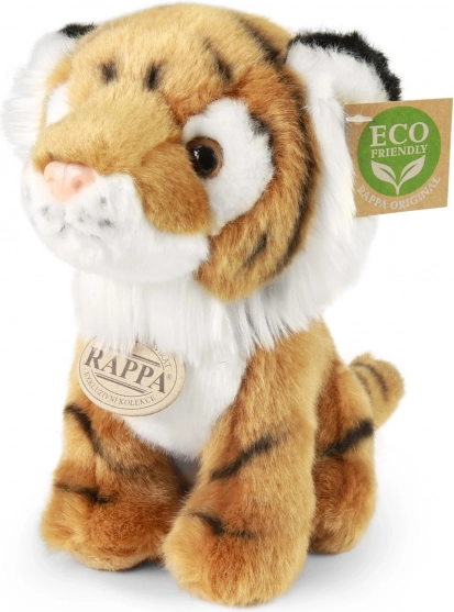 Λούτρινη τίγρη ECO-FRIENDLY καθιστή 18 cm