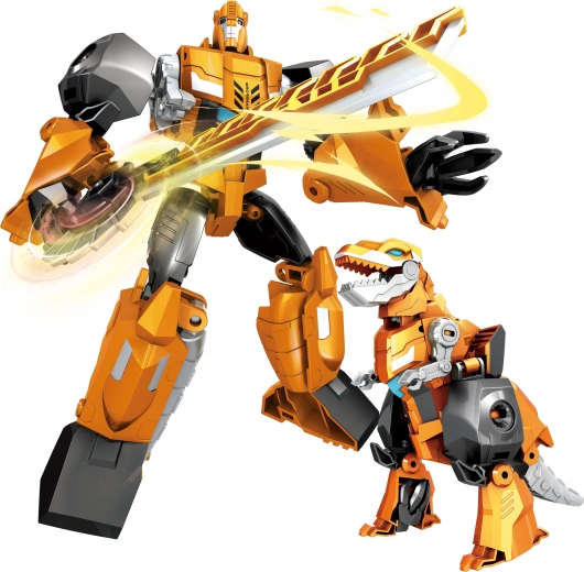 Dinorobot T‑Rex κίτρινος 19 cm