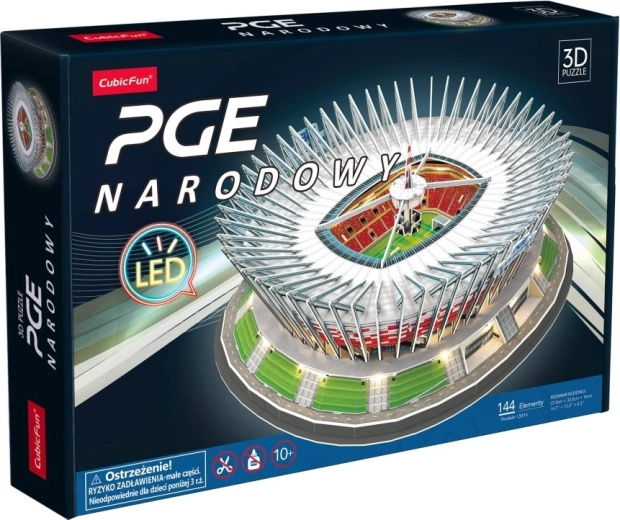 3D παζλ στάδιο PGE Narodowy με φωτισμό LED