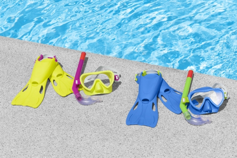 Σετ για snorkeling: μάσκα, βατραχοπέδιλα και αναπνευστήρας Bestway