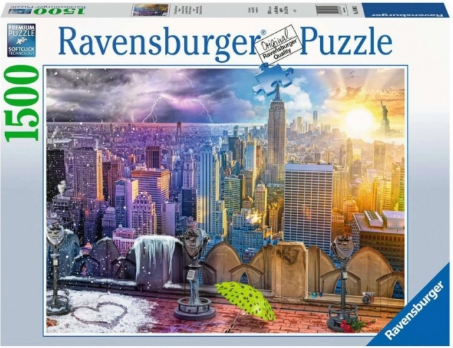 Παζλ Ravensburger «Οι εποχές της Νέας Υόρκης» 1500 κομμάτια