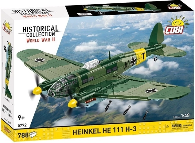 COBI Heinkel He 111 H-3 κατασκευαστικό σετ αεροπλάνου (1:48, 788 κομμάτια)