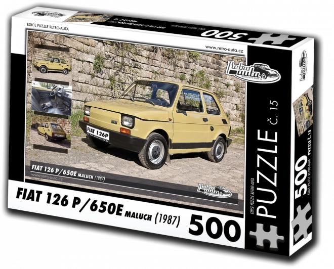 Παζλ Retro-auta Fiat 126p Maluch (1987) – 500 κομμάτια