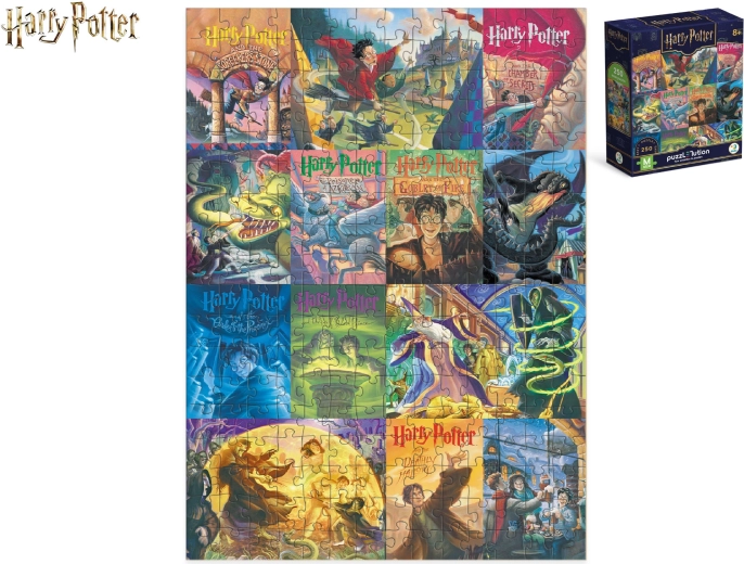 Παζλ Harry Potter – κολάζ εξωφύλλων βιβλίων (250 κομμάτια)