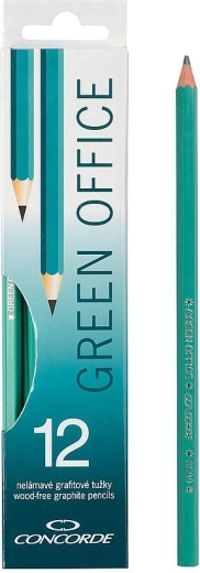 Γραφιτούχα μολύβια CONCORDE Green Office HB, 12 τεμ.