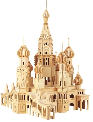 Woodcraft ξύλινο 3D παζλ εκκλησία Πετρούπολη