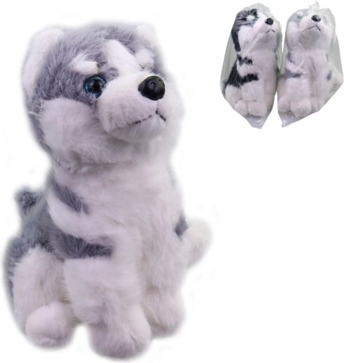 Λούτρινο σκυλάκι Husky 25 cm