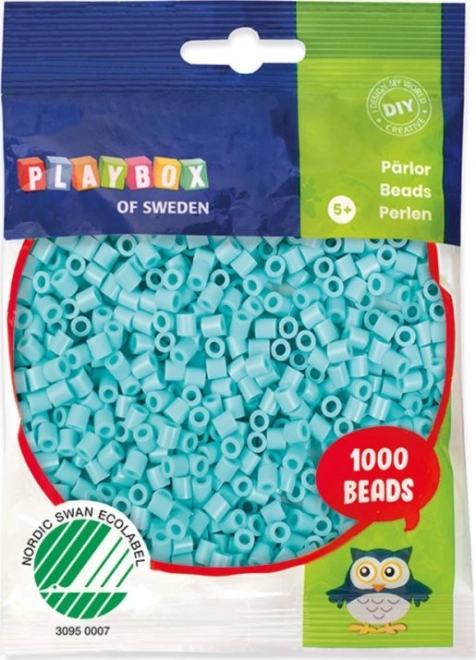 Playbox σιδερόχάντρες παστέλ τιρκουάζ 1000 τεμ.