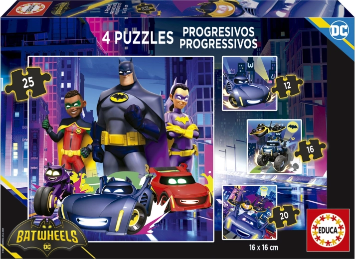 Educa παζλ Batwheels 4v1