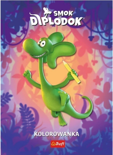 Smok Diplodok: βιβλίο ζωγραφικής