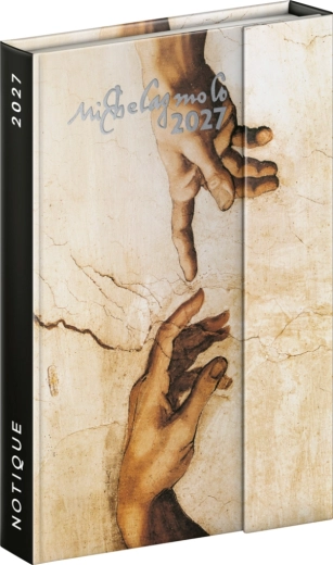 Notique εβδομαδιαίο μαγνητικό ημερολόγιο Michelangelo 2027 11 × 16 cm