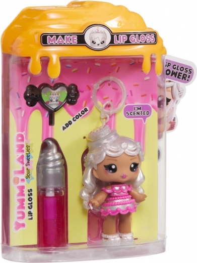 Lalka Yummiland Lip Gloss Sour Misty Cakes – μπρελόκ με γκλος χειλιών