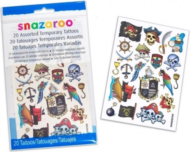 Snazaroo προσωρινά τατουάζ Adventure – 20 σχέδια