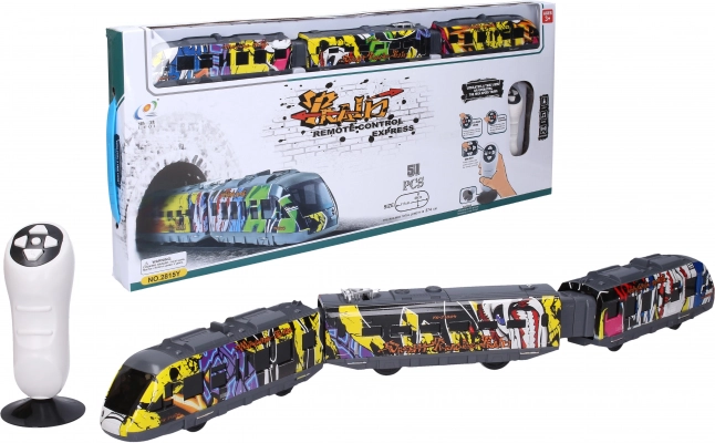 Τρενάκι graffiti με τηλεχειρισμό (RC) 117 × 66 cm