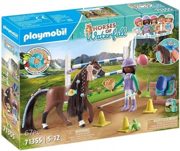 Playmobil Horses Waterfall: Η Ζόι και ο Μπλέιζ με εμπόδια 71355