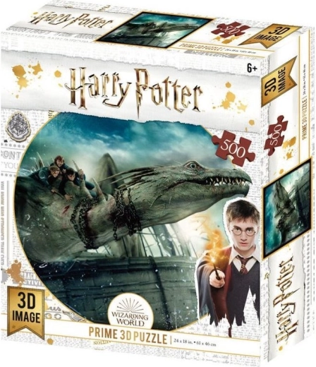 3D παζλ Harry Potter: Απόδραση από την τράπεζα Gringotts XL 300 κομμάτια